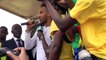 Aubameyang célébre son ballon d'or africain au Gabon