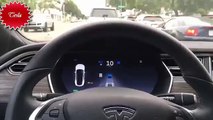 Tesla Autopilot in morning rush hour Los Angeles traffic