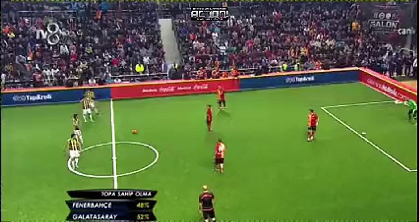 Tv8 Fenerbahce-Galatasaray Hasan Şaş'ın İnanılmaz Şutu