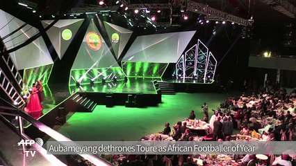 Aubameyang dethrones Toure as African Footballer of Year