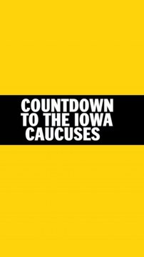 These are the important dates ahead of the Iowa caucuses