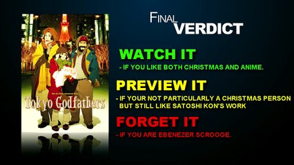 [BACKLOG] GR Anime Review: Tokyo Godfathers