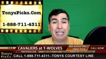 NBA Pick Minnesota Timberwolves vs. Cleveland Cavaliers Prediction Odds Preview 1-8-2016