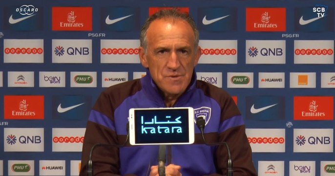 Paris 2-0 Bastia : Réaction de Ghislain Printant