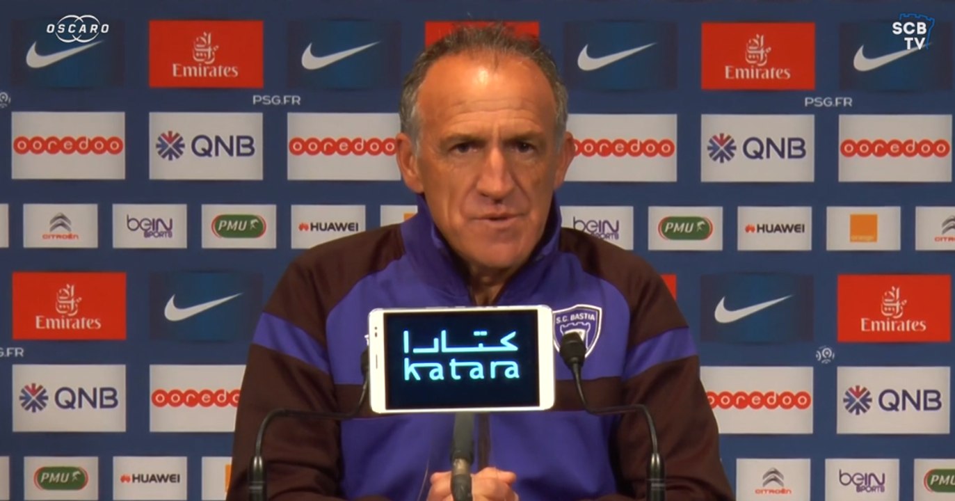 Paris 2-0 Bastia : Réaction de Ghislain Printant