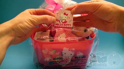 TOYS - Opening a Surprise Hello Kitty Basket! Filled With Fun!