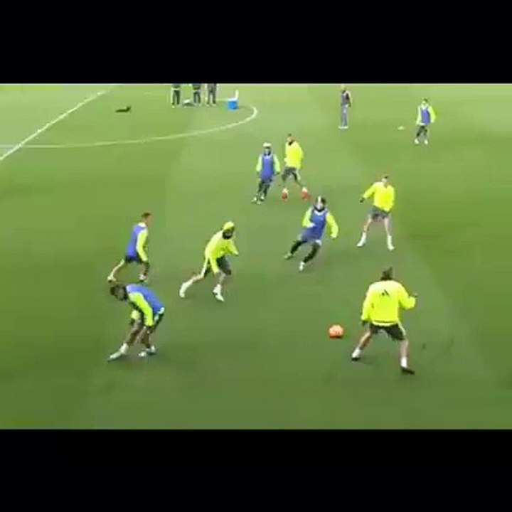 L'effet Zidane lors de l'entraînement du Real