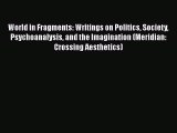 PDF Download World in Fragments: Writings on Politics Society Psychoanalysis and the Imagination