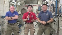 Space Station Crew Members Discuss Life in Space with Japan’s Prime Minister