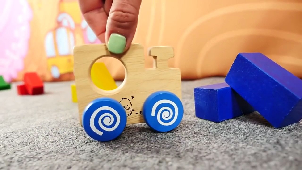 Çocuk filmi Tahta oyuncaklar Renkleri öğreniyoruz