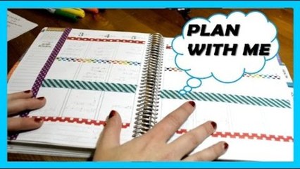 Plan My Week With Me | Erin Condren Planner