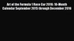 Art of the Formula 1 Race Car 2016: 16-Month Calendar September 2015 through December 2016