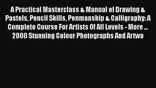 A Practical Masterclass & Manual of Drawing & Pastels Pencil Skills Penmanship & Calligraphy: