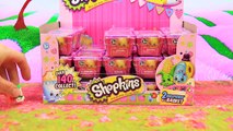 Shopkins 10 Surprise Baskets Unboxing Blind Bags with Ultra Rare Shopkins and Gemma Stone