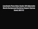 LimoStudio Photo Video Studio 10Ft Adjustable Muslin Background Backdrop Support System Stand