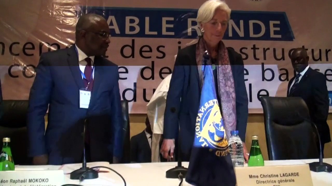 La directrice du FMI Christine Lagarde en visite au Cameroun
