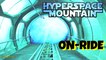 Hyperspace Mountain With Stars And Safety Video On-ride Front Seat (HD POV) Disneyland California