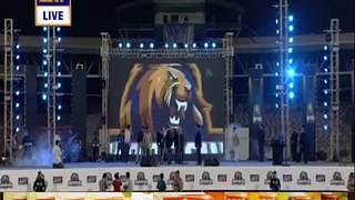 Governor Sindh Played Guitar on National Anthem of Pakistan in Karachi Kings Concert - PSL 2016