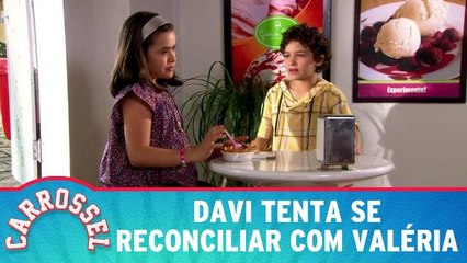 Davi tenta se reconciliar com Valéria