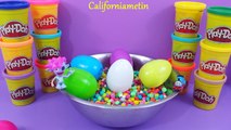 Play Doh Dippin Dots Surprise Eggs SpongeBob Moshi Monsters Peppa Pig Mickey Mouse My Little Pony