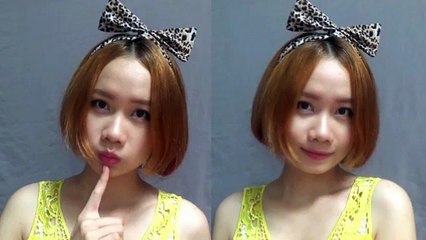 lange Haare Drehen in kurzen Haaren in Easter Kostüm einfach