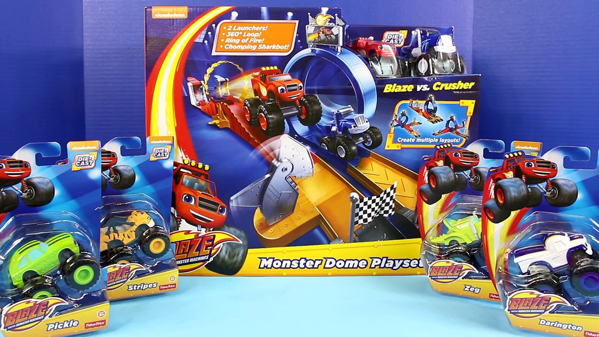 blaze and the monster machines monster dome playset