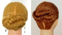 Easy braided hairstyle for everyday. Fishtail braid tutorial