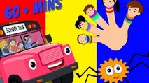 Wheels On The Bus | Finger Family | Five Little Monkeys | Kids Rhymes