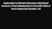 PDF Download Study Guide for McGuire/Beerman's Nutritional Sciences: From Fundamentals to Food