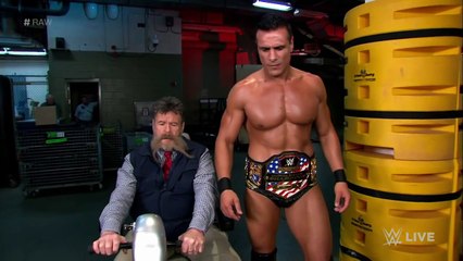Triple H approaches Cesaro and Alberto Del Rio: Raw, November 16, 2015