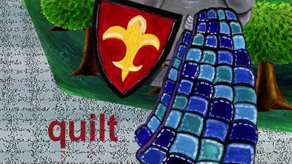 Queen & Quilt Lower Case Alphabet q
