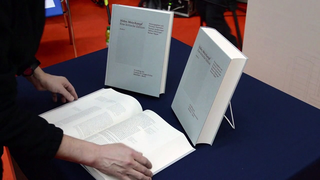 Umstrittene Neuausgabe von "Mein Kampf" vorgestellt