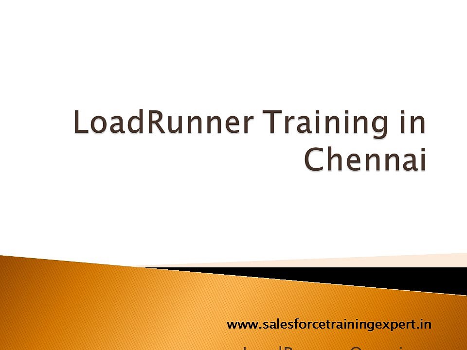 Essential Testing course LoadRunner Training in Chennai
