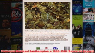 Pottery in Medieval Southampton c10661510 Research Report