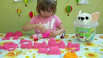 ✔ Kinetic Sand Кинетический песок распаковка Цветной песок для детей