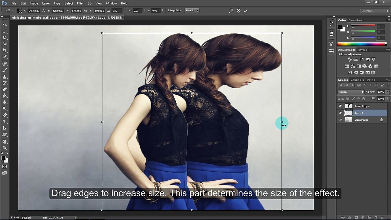 Pixel Explosion Effect - Photoshop Tutorial (HD)