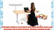 Office Fitness Height Adjustable Desk | High Riser 1E Grey Frame Beech Desktop 180x80