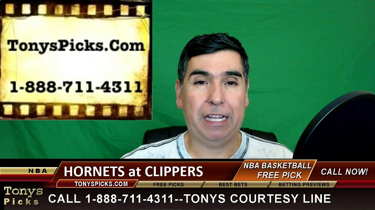 NBA Pick LA Clippers vs. Charlotte Hornets Prediction Odds Preview 1-9-2016