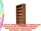 Solid Pine Bookcase 6ft x 4ft Handcrafted