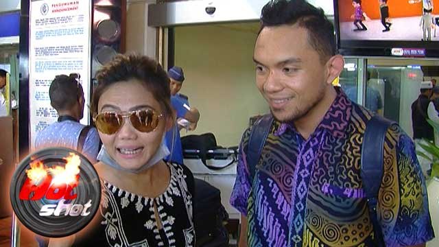 Rina Nose Antar Fakhrul Razi ke Bandara - Hot Shot 09 Januari 2016