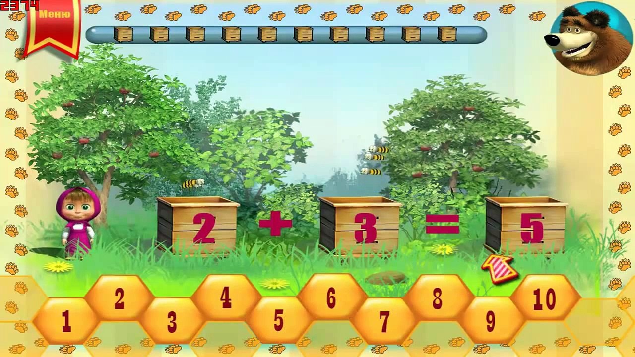 Маша И Медведь Подготовка К Школе (Полная Версия HD) Развивающая.