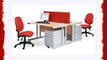 1200mm Cantilever Straight Desk - Length: 800 MM Width: 1200 MM Height: 725 MM Color: Beech