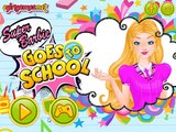 Super Barbie Goes to School - Barbie Super Hero Games - Cartoons for Children - Children Cartoons