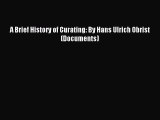 [PDF Download] A Brief History of Curating: By Hans Ulrich Obrist (Documents) [PDF] Online