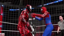 WWE 2K15 TERMINATOR VS SPIDERMAN VS BATMAN VS HULK VS VENOM VS CARNAGE