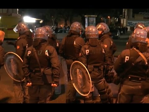 Napoli-Legia Varsavia 5-2 - Tensioni fuori stadio San Paolo -live - (10.12.15)