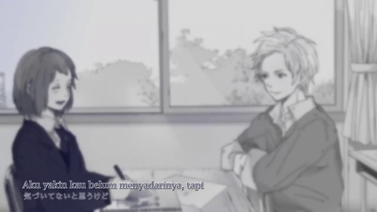 HoneyWorks ft. Serizawa Haruki (cv Suzumura Kenichi) - Goodbye to This Mutual, Unrequited Love [Subtitle Indonesia]