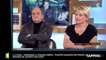 C à Vous – Charlie Hebdo : Philippe Manœuvre prend la défense de Johnny Hallyday (vidéo)