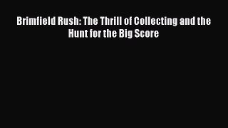 Read Brimfield Rush: The Thrill of Collecting and the Hunt for the Big Score Ebook Free
