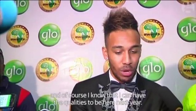 Pierre-Emerick Aubameyang wins African Player of the Year